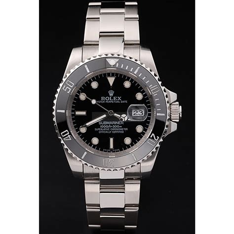 rolex submariner black ceramic bezel black dial 98235|Rolex oyster steel watch.